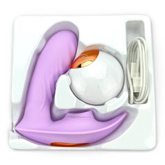 Succionador Butterfly Vibrator inspirado en mariposa, con succión clitorial elegante y potente Glow & Vibe.