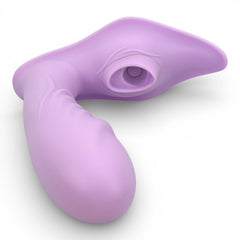 Succionador Butterfly Vibrator inspirado en mariposa, con succión clitorial elegante y potente Glow & Vibe.