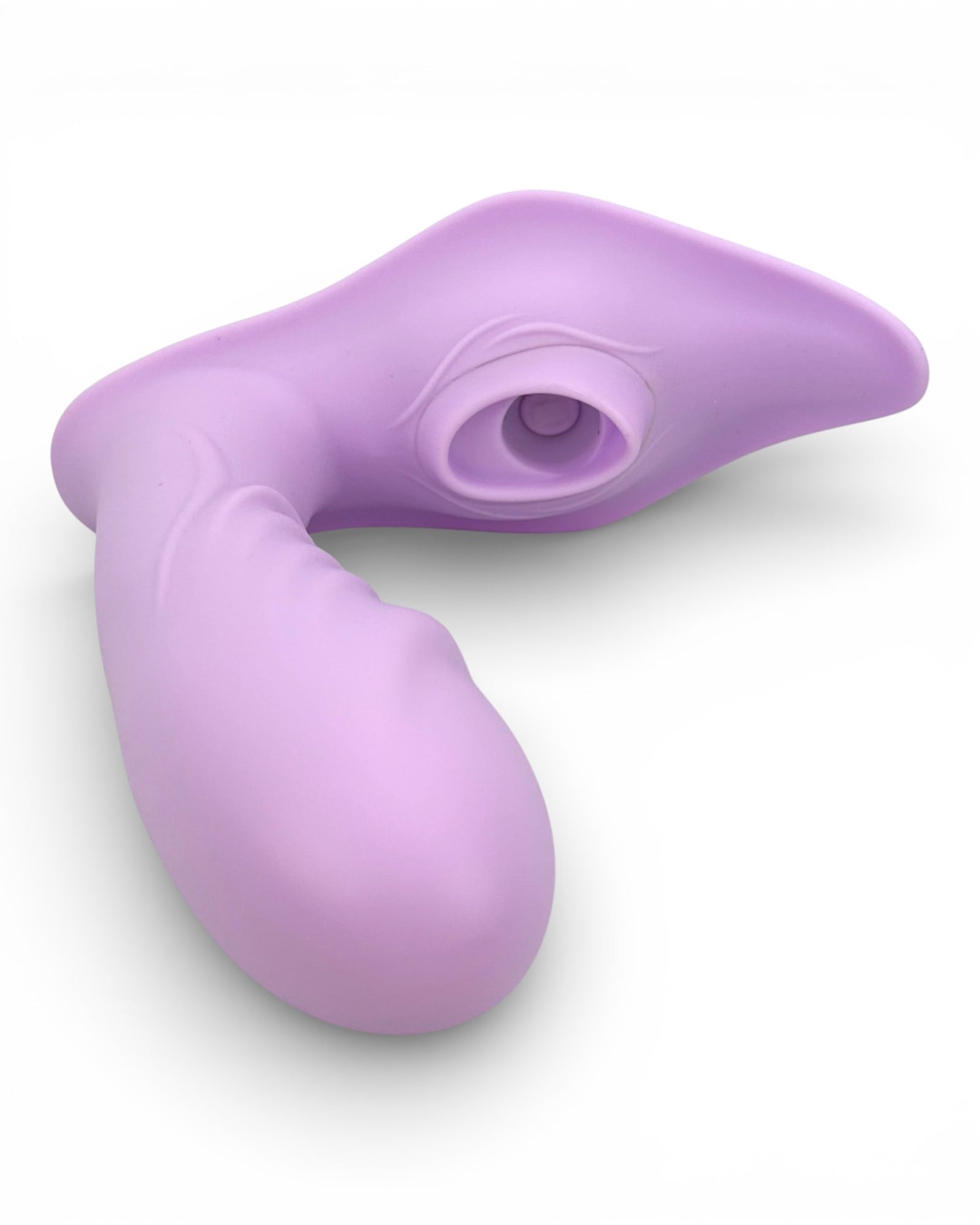 Succionador Butterfly Vibrator inspirado en mariposa, con succión clitorial elegante y potente Glow & Vibe.