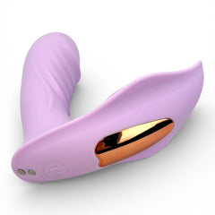 Succionador Butterfly Vibrator inspirado en mariposa, con succión clitorial elegante y potente Glow & Vibe.