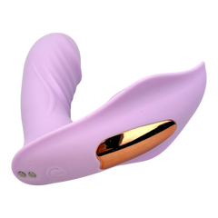Succionador Butterfly Vibrator inspirado en mariposa, con succión clitorial elegante y potente Glow & Vibe.