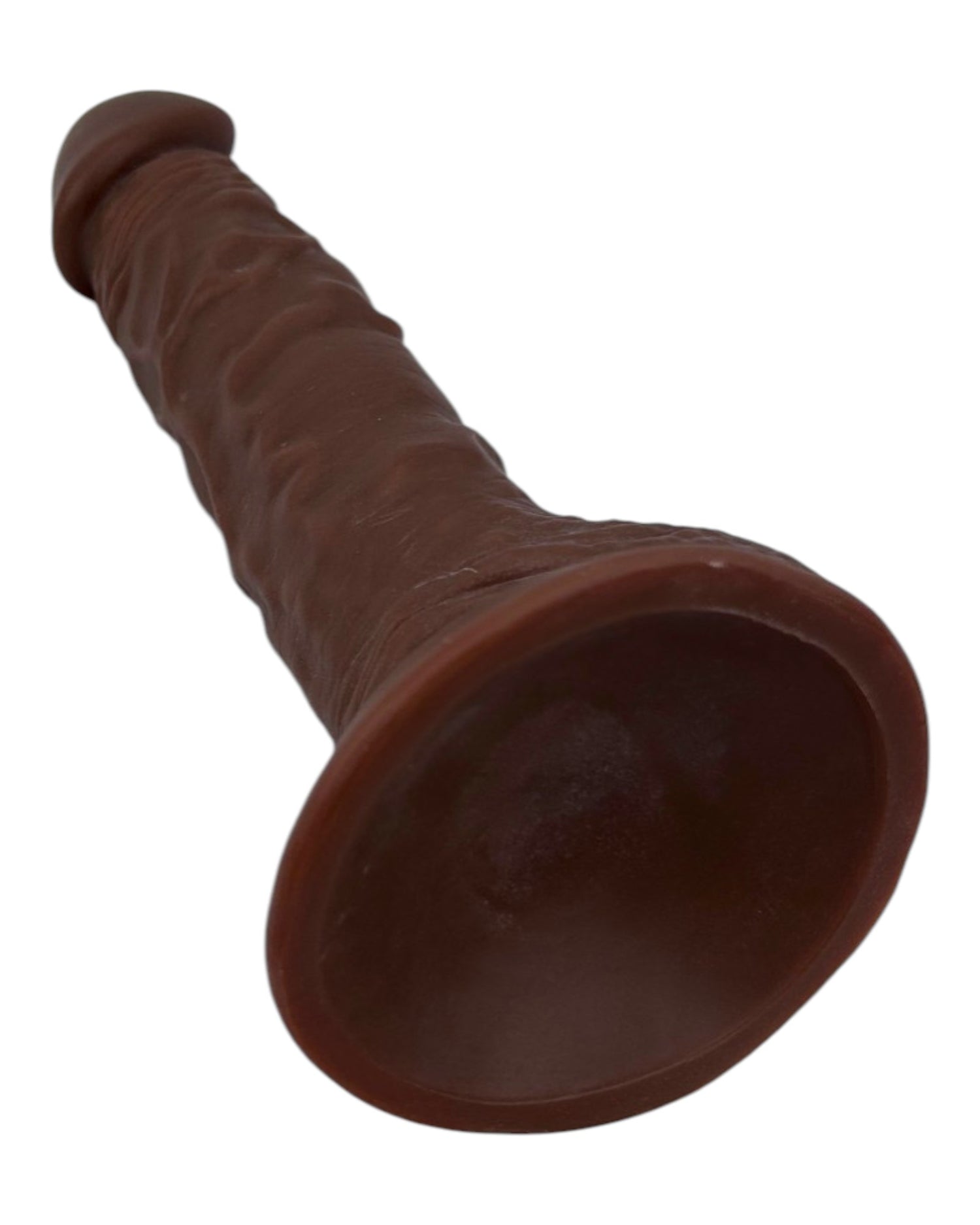 Dildo realista Mr. Rude Magic Flesh con ventosa y testículos, acabado ultra real y flexible, marca Glow & Vibe.