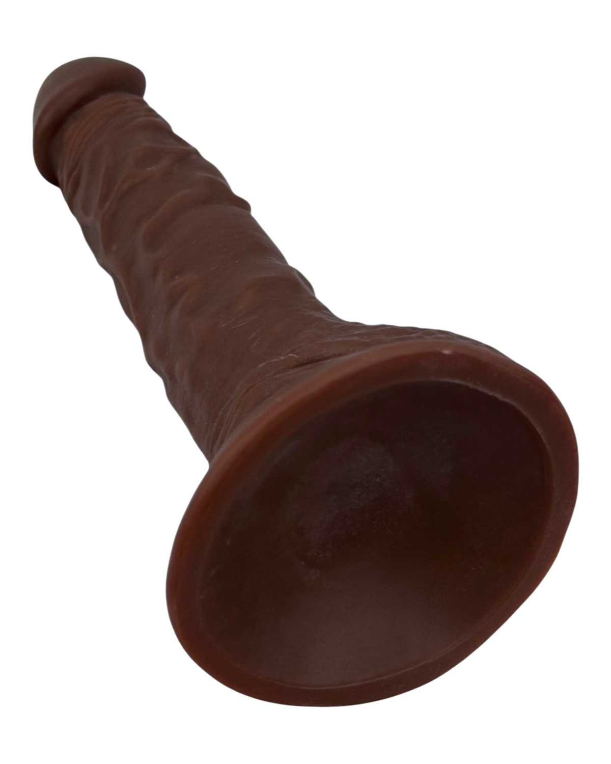 Dildo realista Mr. Rude Magic Flesh con ventosa y testículos, acabado ultra real y flexible, marca Glow & Vibe.