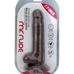 Dildo realista Marcus con testículos y ventosa, color piel, material suave y firme de Glow & Vibe.