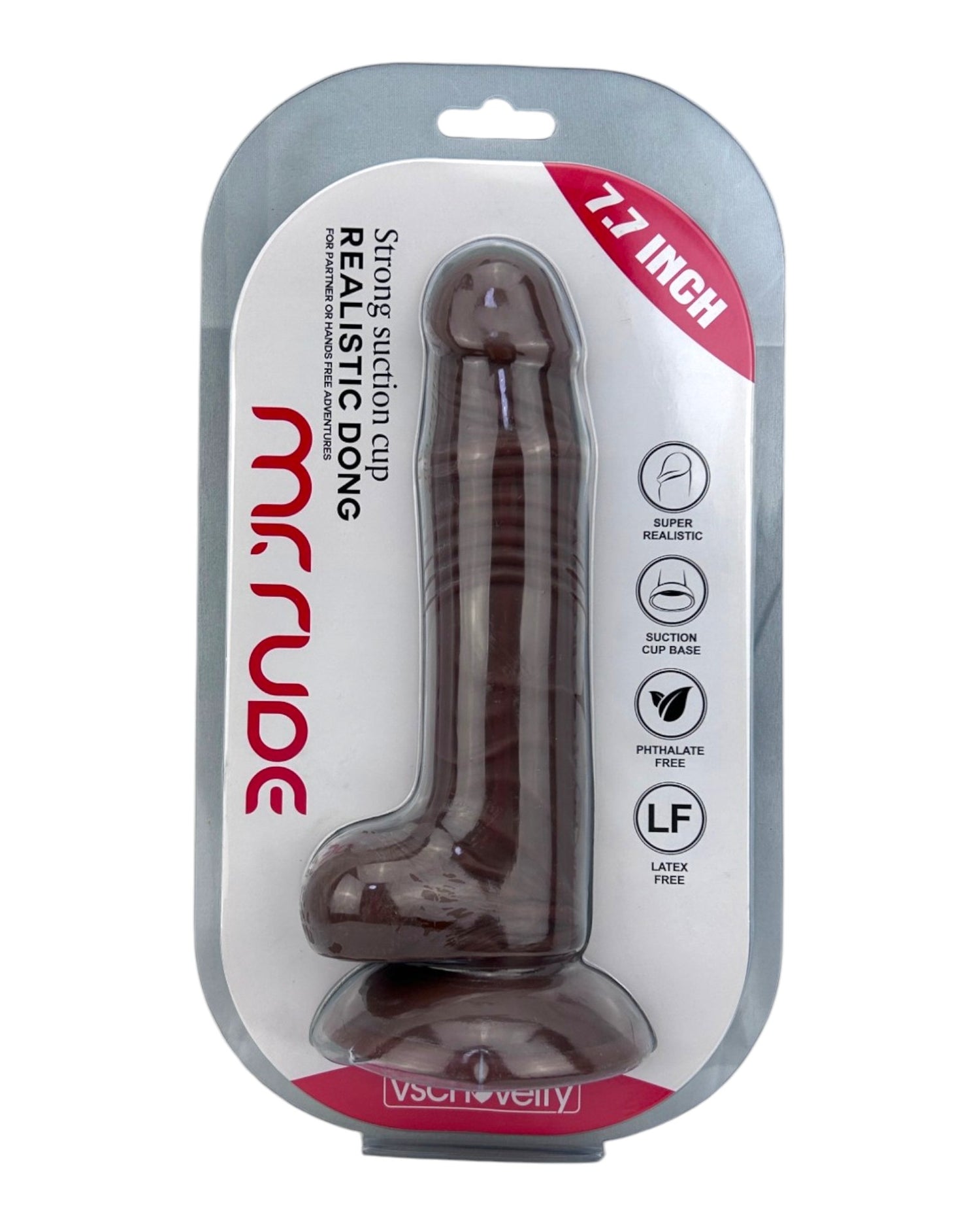 Dildo realista Marcus con testículos y ventosa, color piel, material suave y firme de Glow & Vibe.