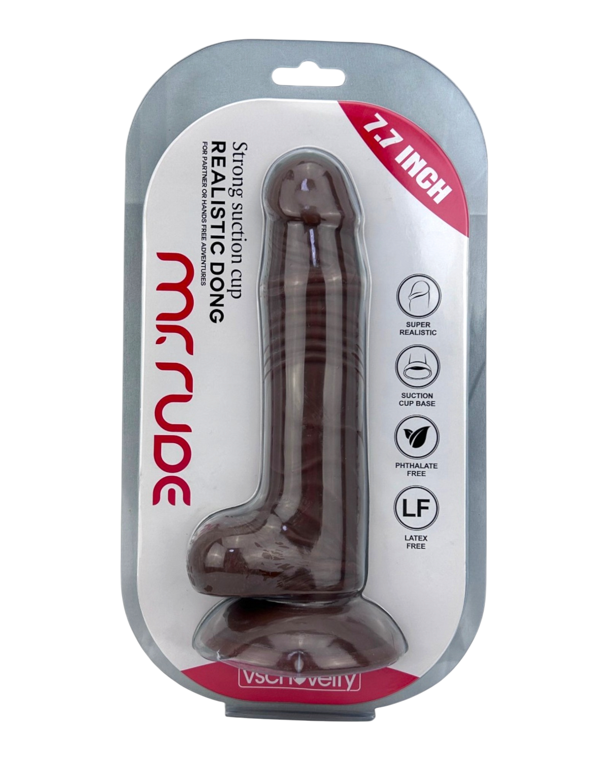 Dildo realista Marcus con testículos y ventosa, color piel, material suave y firme de Glow & Vibe.