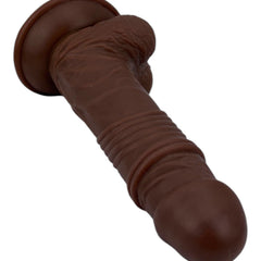 Dildo realista Marcus con testículos y ventosa, color piel, material suave y firme de Glow & Vibe.