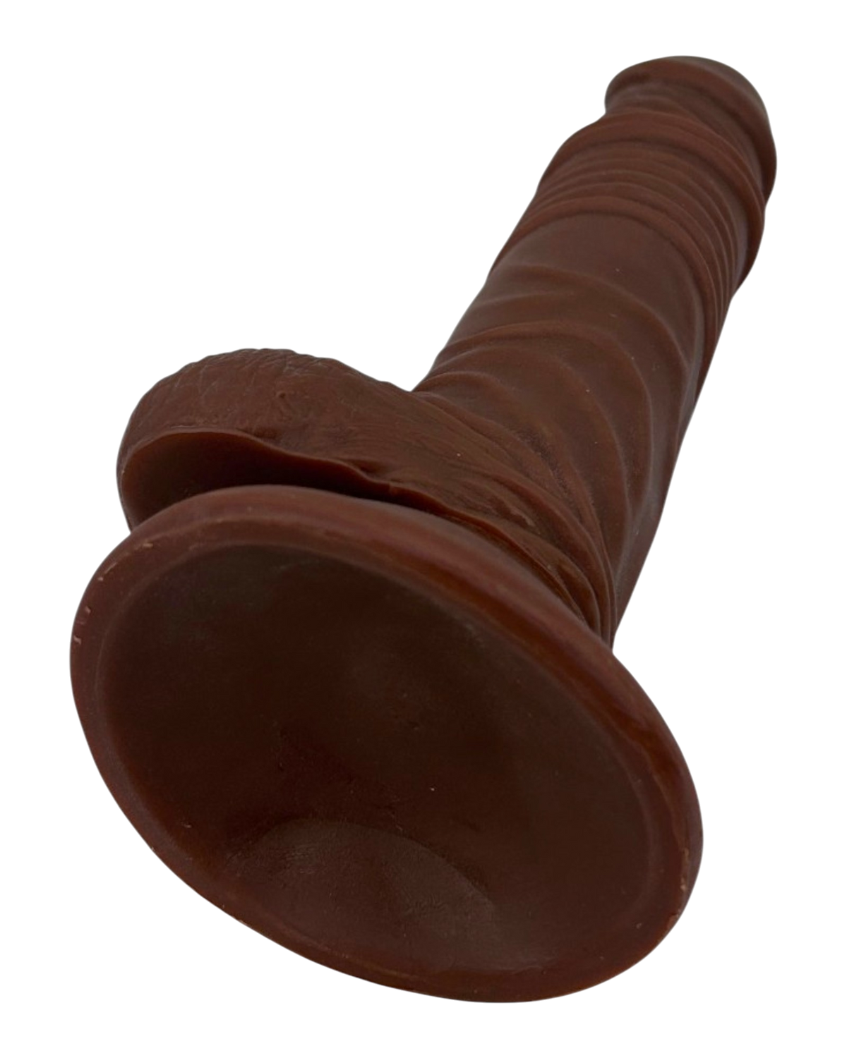 Dildo realista Marcus con testículos y ventosa, color piel, material suave y firme de Glow & Vibe.