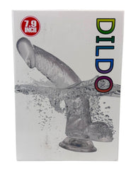 Dildo fluorescente Glow Rider con ventosa y forma curva, brilla en la oscuridad, marca Glow & Vibe.