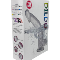 Dildo fluorescente Glow Rider con ventosa y forma curva, brilla en la oscuridad, marca Glow & Vibe.