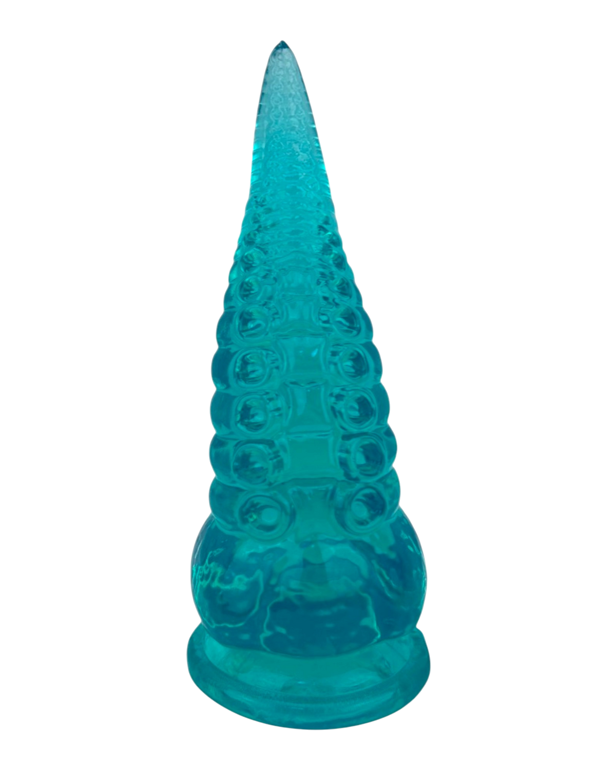 Dildo tentáculo realista Deep Tentacle con ventosa, textura marina flexible, marca Glow & Vibe.