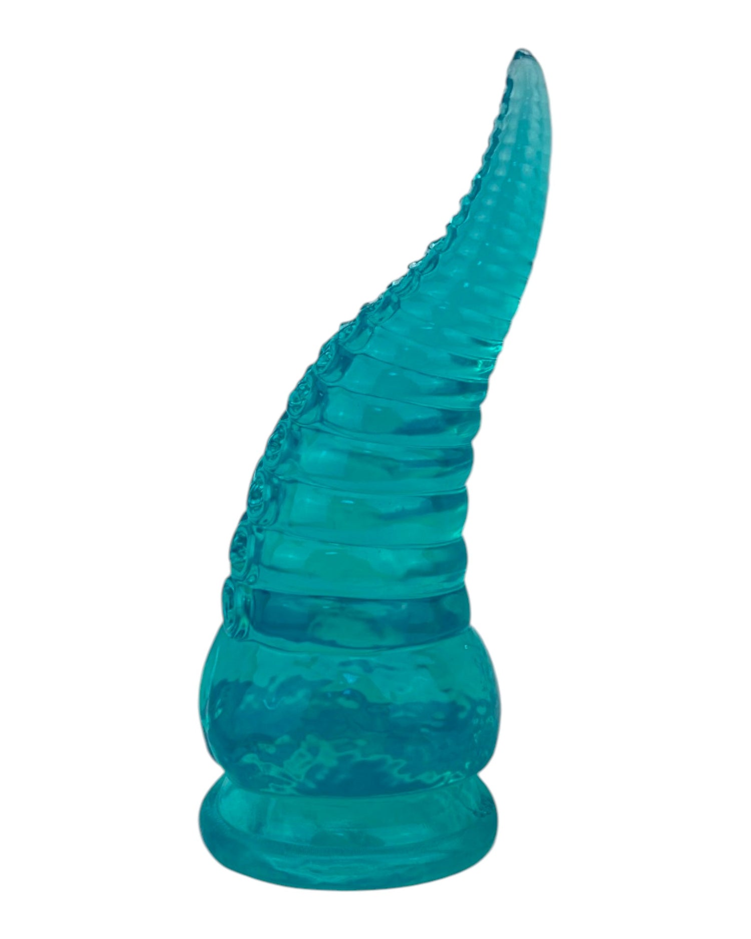 Dildo tentáculo realista Deep Tentacle con ventosa, textura marina flexible, marca Glow & Vibe.