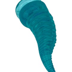 Dildo tentáculo realista Deep Tentacle con ventosa, textura marina flexible, marca Glow & Vibe.