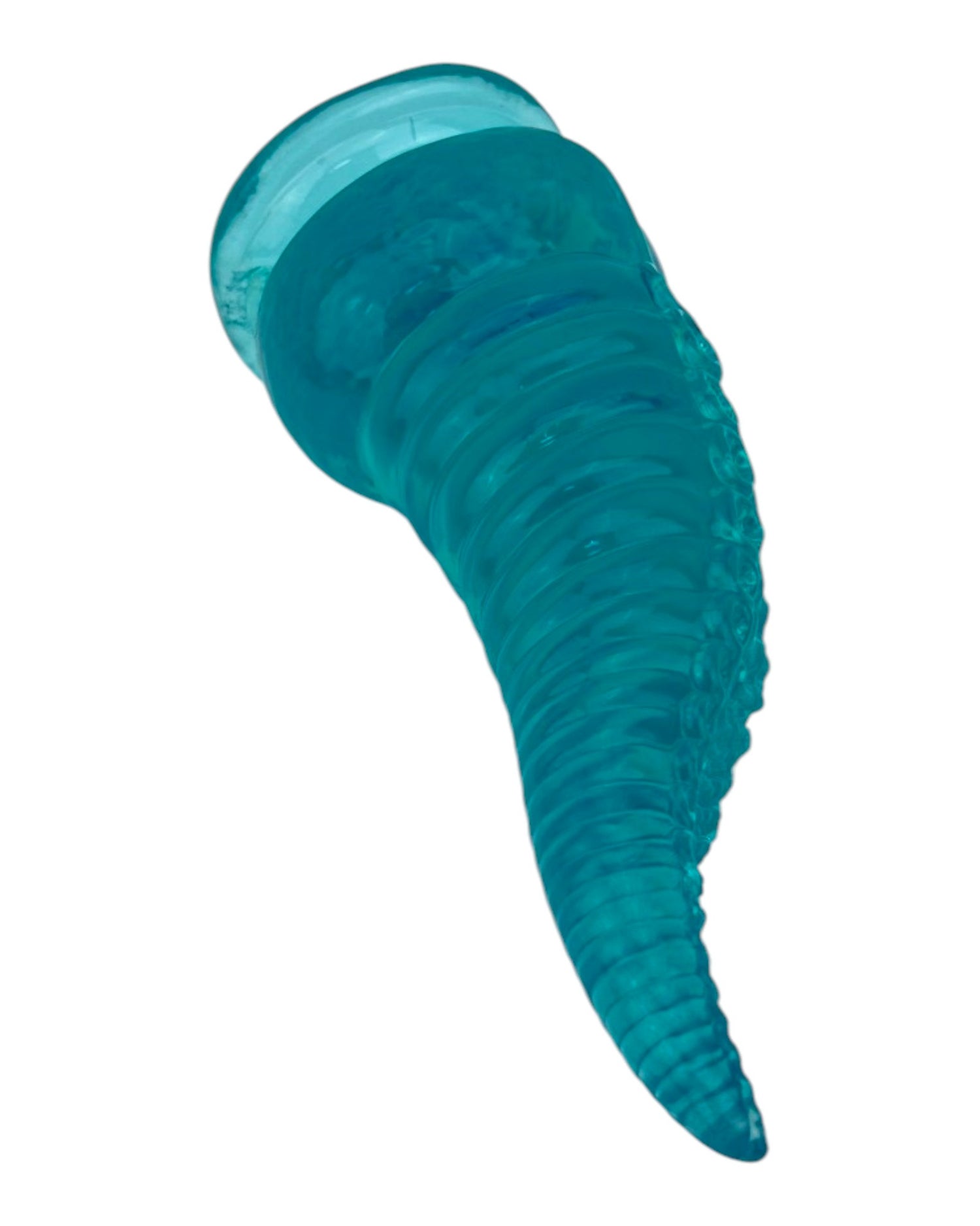 Dildo tentáculo realista Deep Tentacle con ventosa, textura marina flexible, marca Glow & Vibe.
