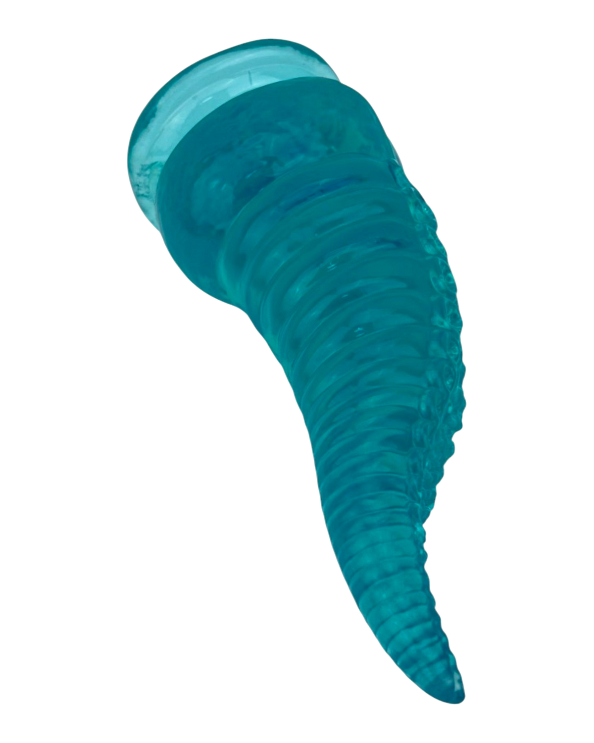 Dildo tentáculo realista Deep Tentacle con ventosa, textura marina flexible, marca Glow & Vibe.