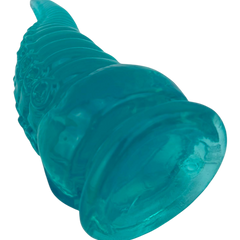 Dildo tentáculo realista Deep Tentacle con ventosa, textura marina flexible, marca Glow & Vibe.