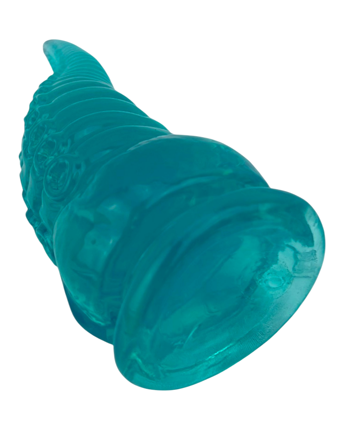 Dildo tentáculo realista Deep Tentacle con ventosa, textura marina flexible, marca Glow & Vibe.