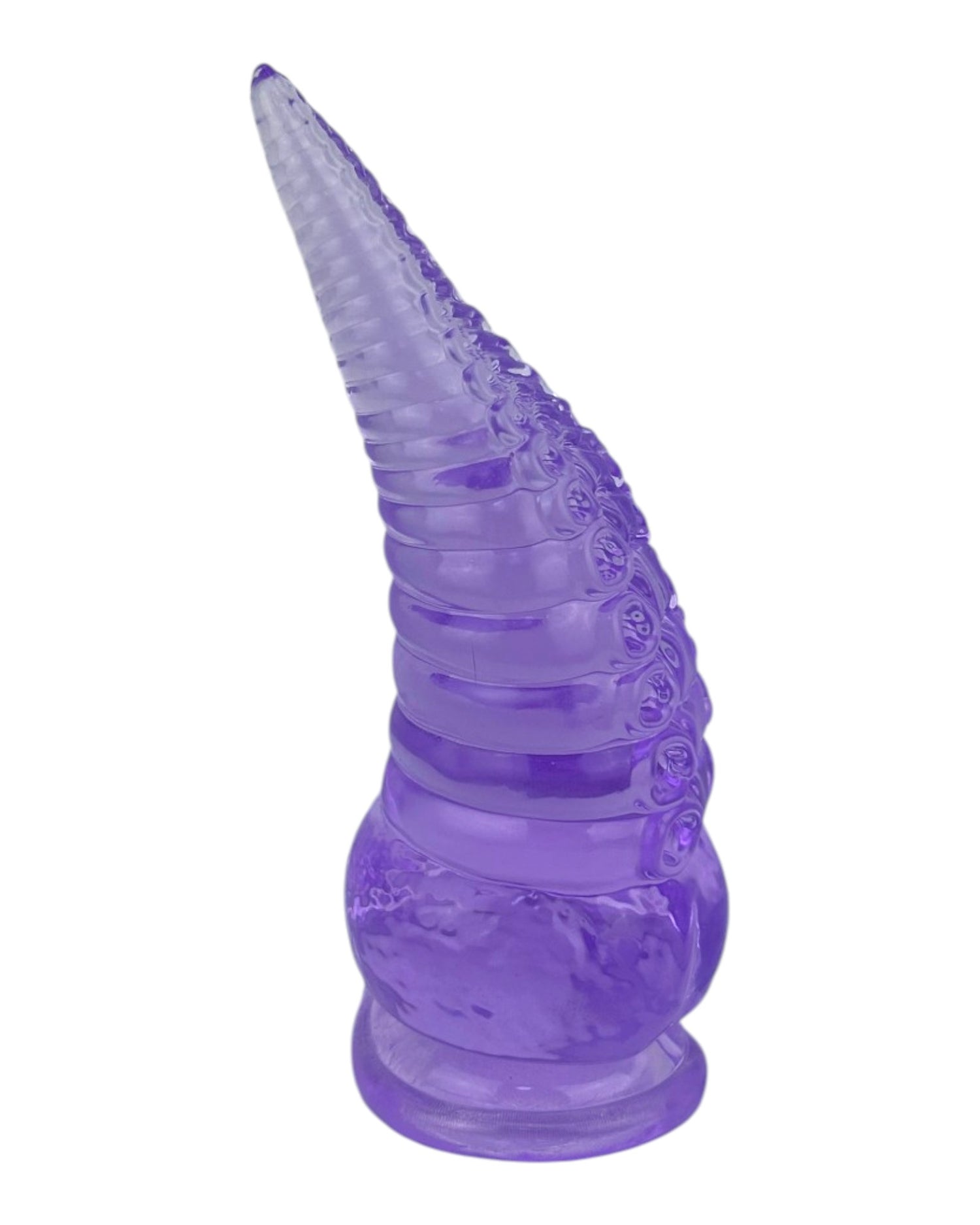 Dildo tentáculo realista Deep Tentacle con ventosa, textura marina flexible, marca Glow & Vibe.