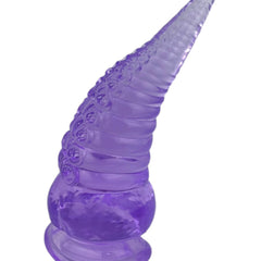 Dildo tentáculo realista Deep Tentacle con ventosa, textura marina flexible, marca Glow & Vibe.