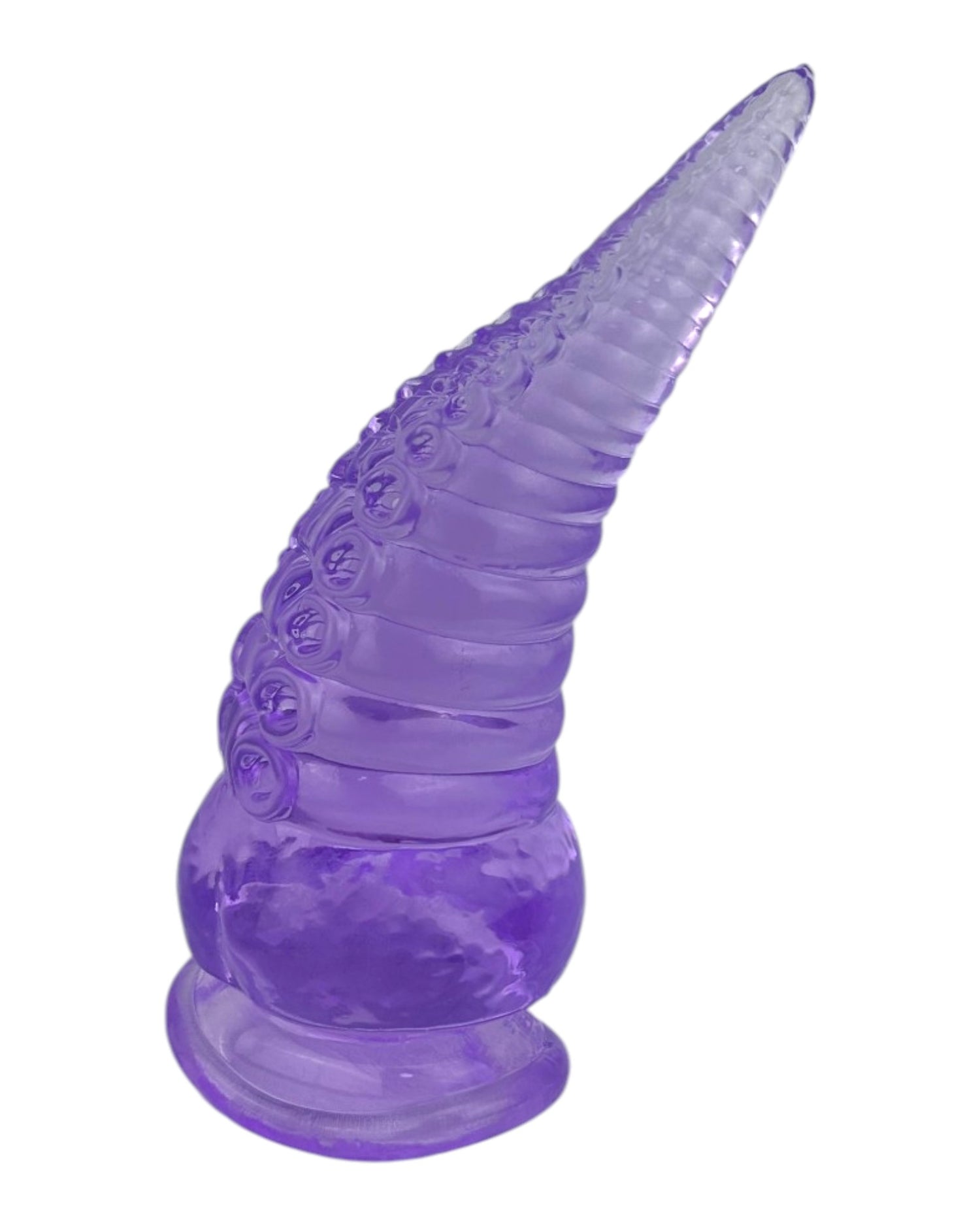 Dildo tentáculo realista Deep Tentacle con ventosa, textura marina flexible, marca Glow & Vibe.