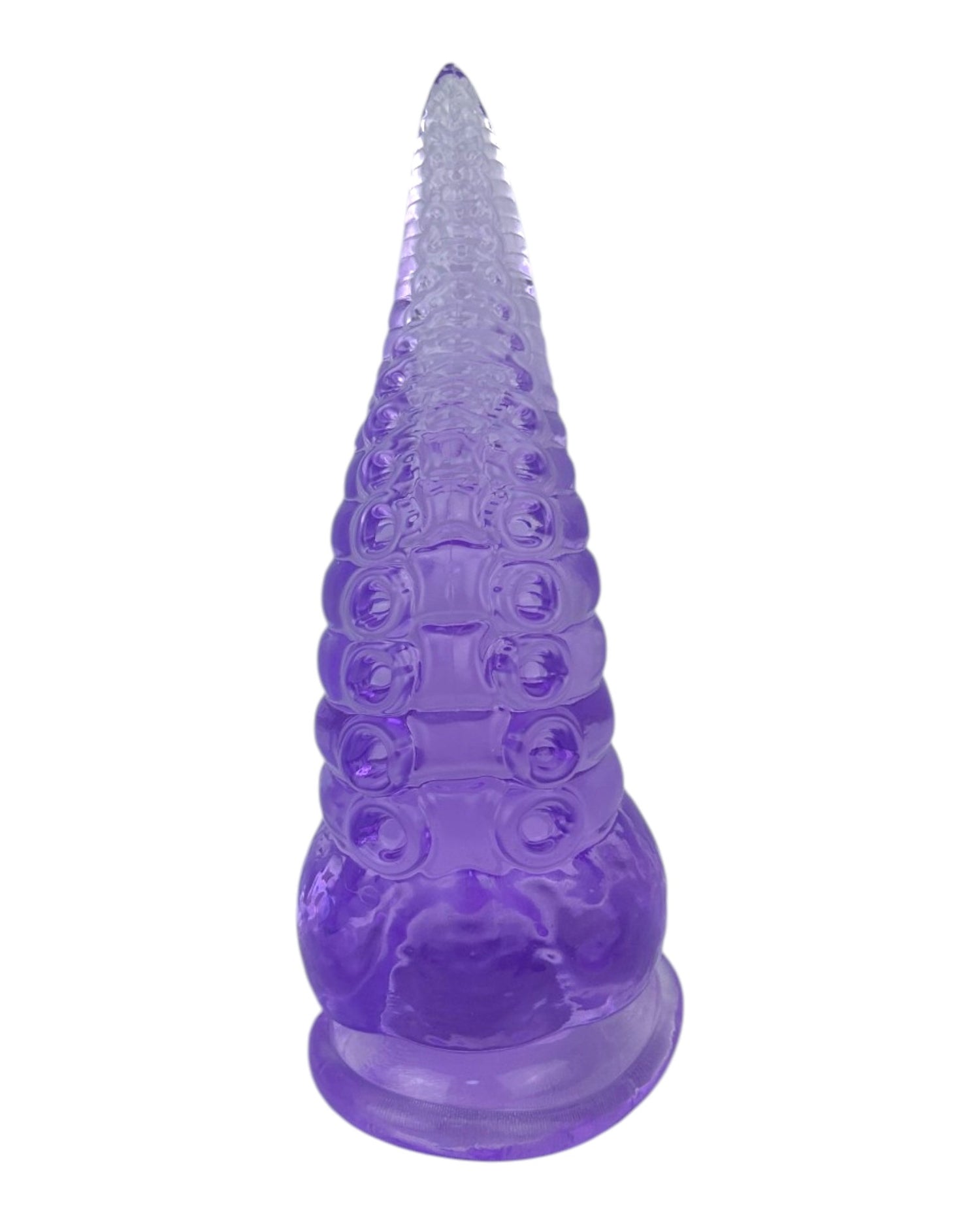 Dildo tentáculo realista Deep Tentacle con ventosa, textura marina flexible, marca Glow & Vibe.