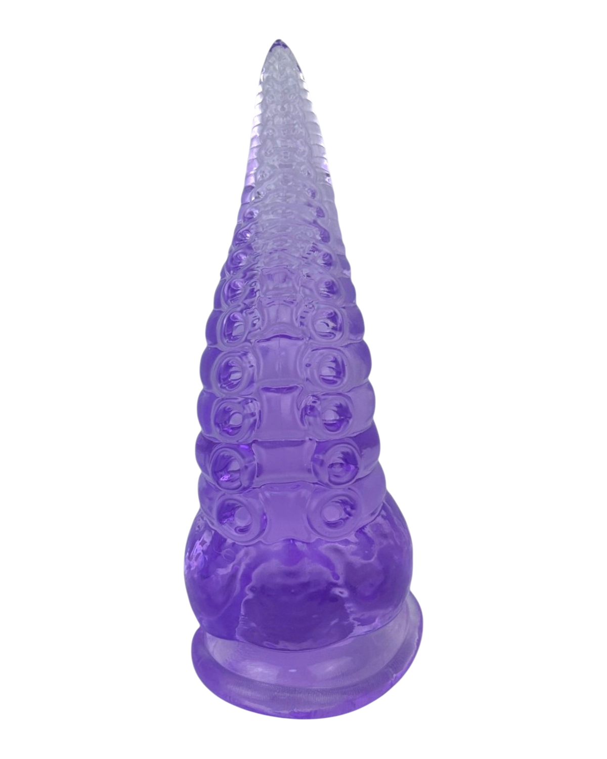 Dildo tentáculo realista Deep Tentacle con ventosa, textura marina flexible, marca Glow & Vibe.