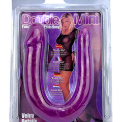 Dildo doble realista Double Ecstasy Magic Flesh con doble cabeza, textura suave, marca Glow & Vibe.