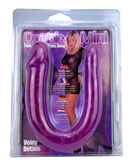 Dildo doble realista Double Ecstasy Magic Flesh con doble cabeza, textura suave, marca Glow & Vibe.