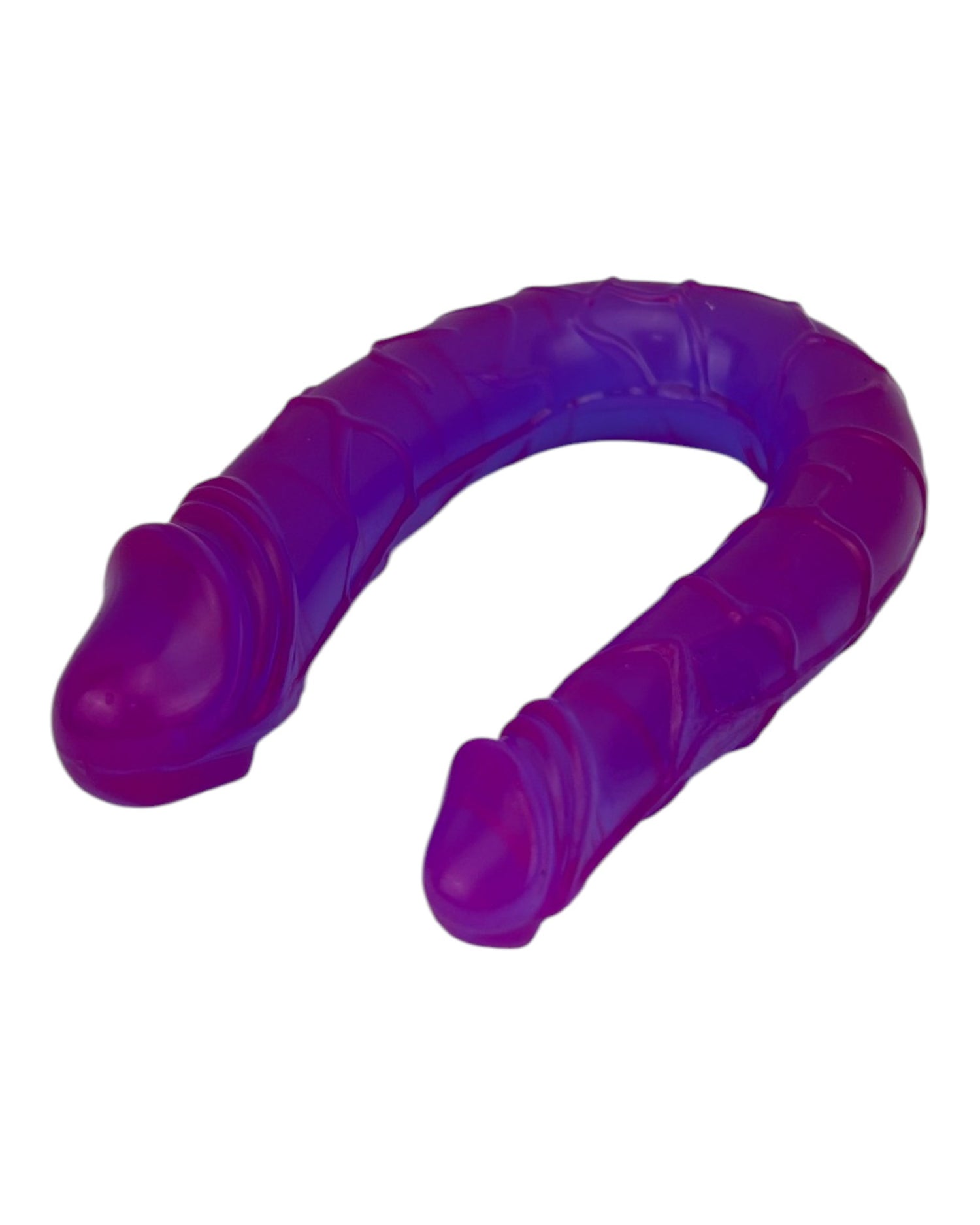Dildo doble realista Double Ecstasy Magic Flesh con doble cabeza, textura suave, marca Glow & Vibe.