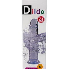Dildo bicolor de gel Aurora Glow con ventosa, diseño elegante y vibrante inspirado en auroras, marca Glow & Vibe.