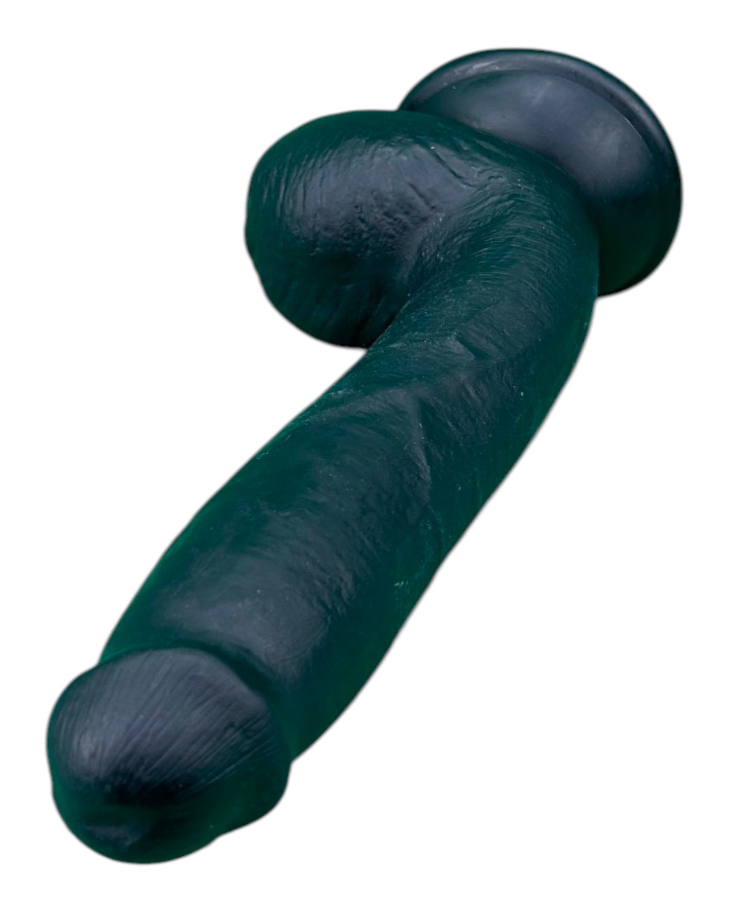 Dildo extra grande Max King Magic Flesh con testículos y ventosa, diseño ultra realista XXL, marca Glow & Vibe.