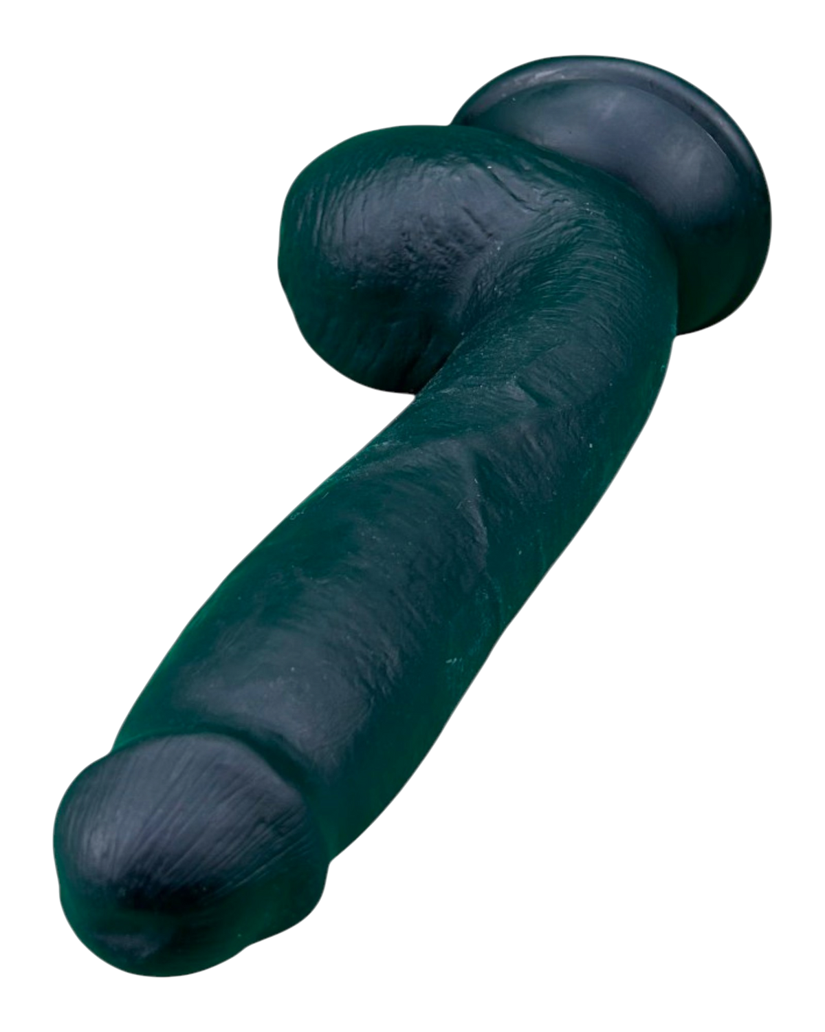 Dildo extra grande Max King Magic Flesh con testículos y ventosa, diseño ultra realista XXL, marca Glow & Vibe.