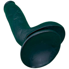 Dildo extra grande Max King Magic Flesh con testículos y ventosa, diseño ultra realista XXL, marca Glow & Vibe.