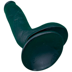 Dildo extra grande Max King Magic Flesh con testículos y ventosa, diseño ultra realista XXL, marca Glow & Vibe.