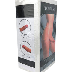 Bóxer Power Boxer de silicón elástico con prótesis realista y orificio anal integrado, diseño versátil y dominante de Glow & Vibe.
