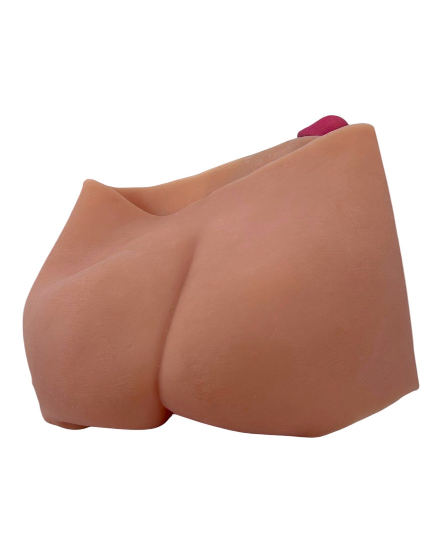 Bóxer Power Boxer de silicón elástico con prótesis realista y orificio anal integrado, diseño versátil y dominante de Glow & Vibe.