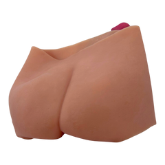 Bóxer Power Boxer de silicón elástico con prótesis realista y orificio anal integrado, diseño versátil y dominante de Glow & Vibe.