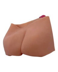 Bóxer Power Boxer de silicón elástico con prótesis realista y orificio anal integrado, diseño versátil y dominante de Glow & Vibe.