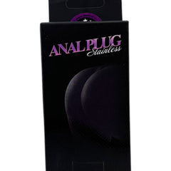 Plug anal metálico Gema Golden en acabado dorado, diseño elegante y lujoso de Glow & Vibe.