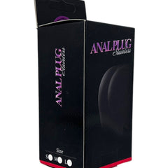 Plug anal metálico Gema Golden en acabado dorado, diseño elegante y lujoso de Glow & Vibe.