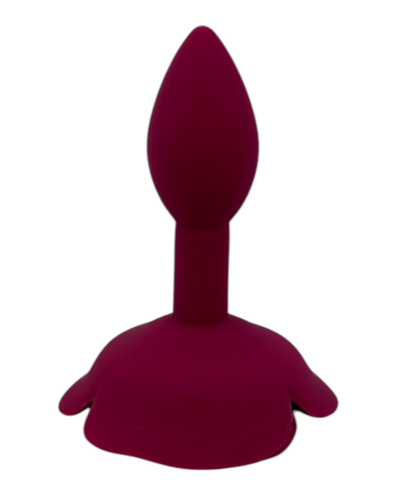 Plug anal Rose Love de silicón suave con base en forma de rosa, diseño romántico y elegante de Glow & Vibe.