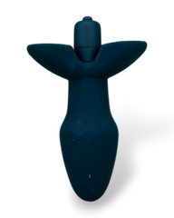 Plug anal Rocket Plug de silicón suave con 10 funciones de vibración, textura sedosa y diseño moderno de Glow & Vibe.