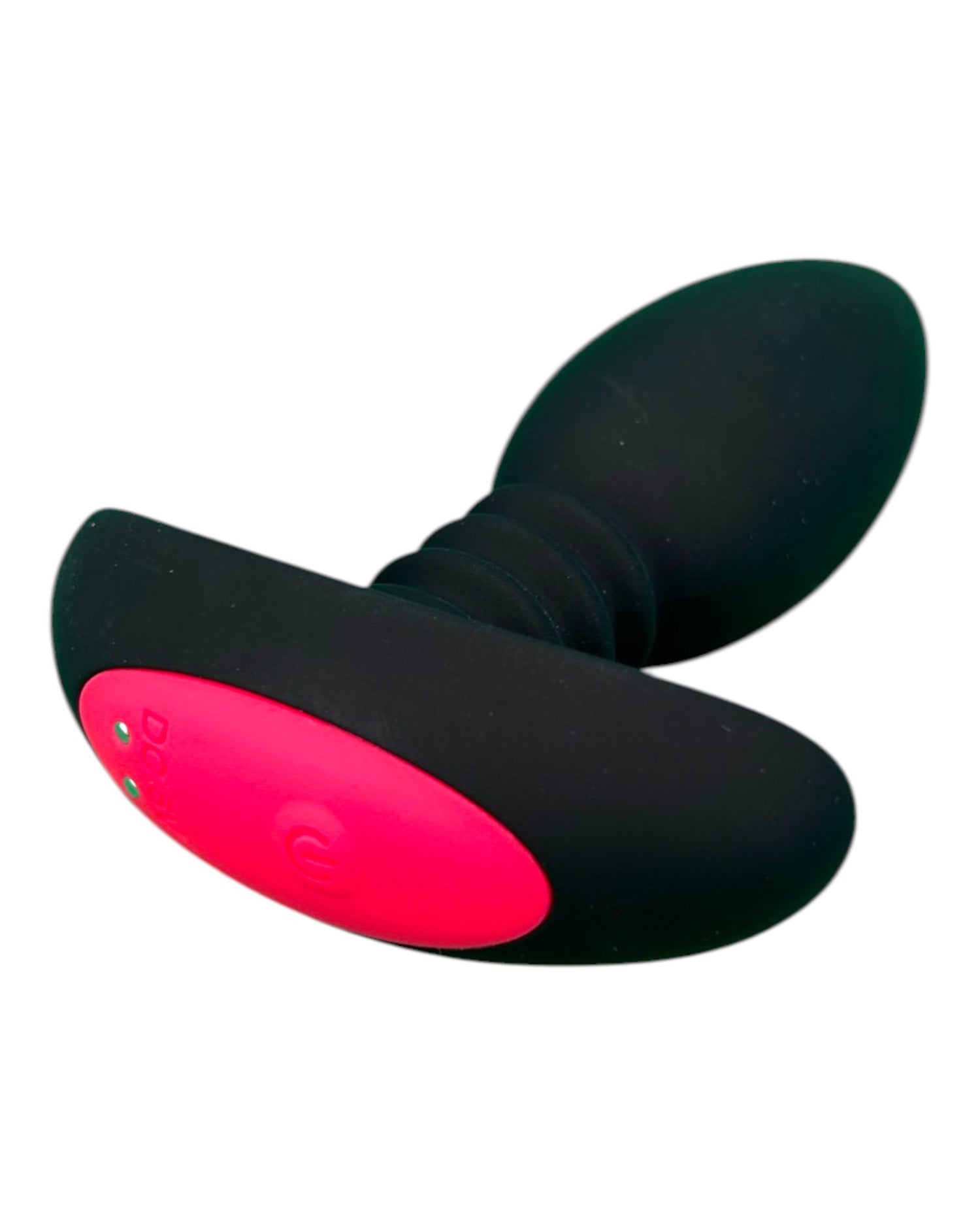 Plug anal Intense Plug de silicón suave, resistente al agua, con 9 funciones de vibración, diseño elegante Glow & Vibe.
