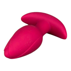 Plug anal Louis Motion de silicón suave con rotación y 10 funciones de vibración, diseño premium de Glow & Vibe.