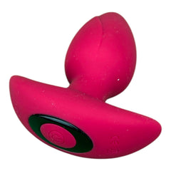 Plug anal Louis Motion de silicón suave con rotación y 10 funciones de vibración, diseño premium de Glow & Vibe.