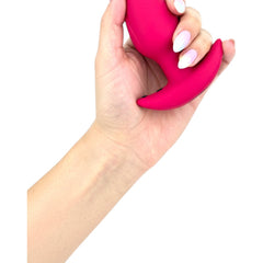 Plug anal Louis Motion de silicón suave con rotación y 10 funciones de vibración, diseño premium de Glow & Vibe.