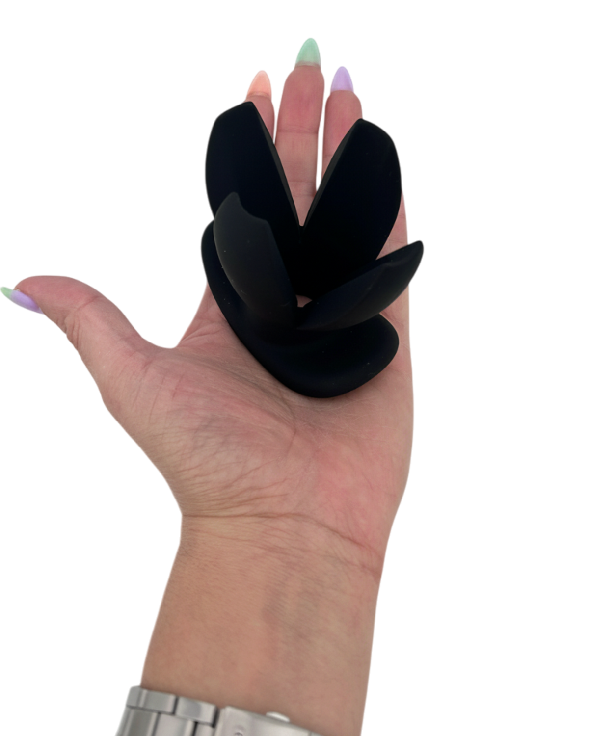 Plug anal Pearl Expand de silicón con función de expansión, diseño suave y potente de Glow & Vibe.
