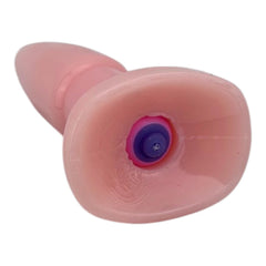 Dilatador anal Pearl Explorer de gel suave, compacto y seguro, diseño elegante y delicado de Glow & Vibe.