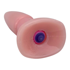 Dilatador anal Pearl Explorer de gel suave, compacto y seguro, diseño elegante y delicado de Glow & Vibe.