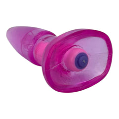 Dilatador anal Pearl Explorer de gel suave, compacto y seguro, diseño elegante y delicado de Glow & Vibe.